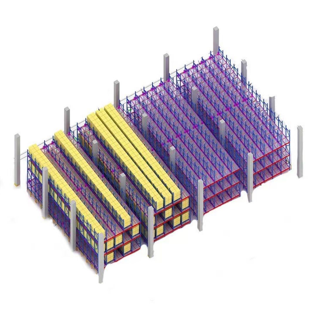 Sistema de estantes de armazenamento FIFO por gravidade com roletes de aço reforçado, 5 camadas, proteção contra corrosão, certificação TUV.