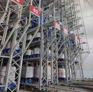Fabricante chinês de sistemas automatizados de armazenamento, recuperação e separação de pedidos (ASRS) com robôs para carregamento unitário de paletes e prateleiras inteligentes.