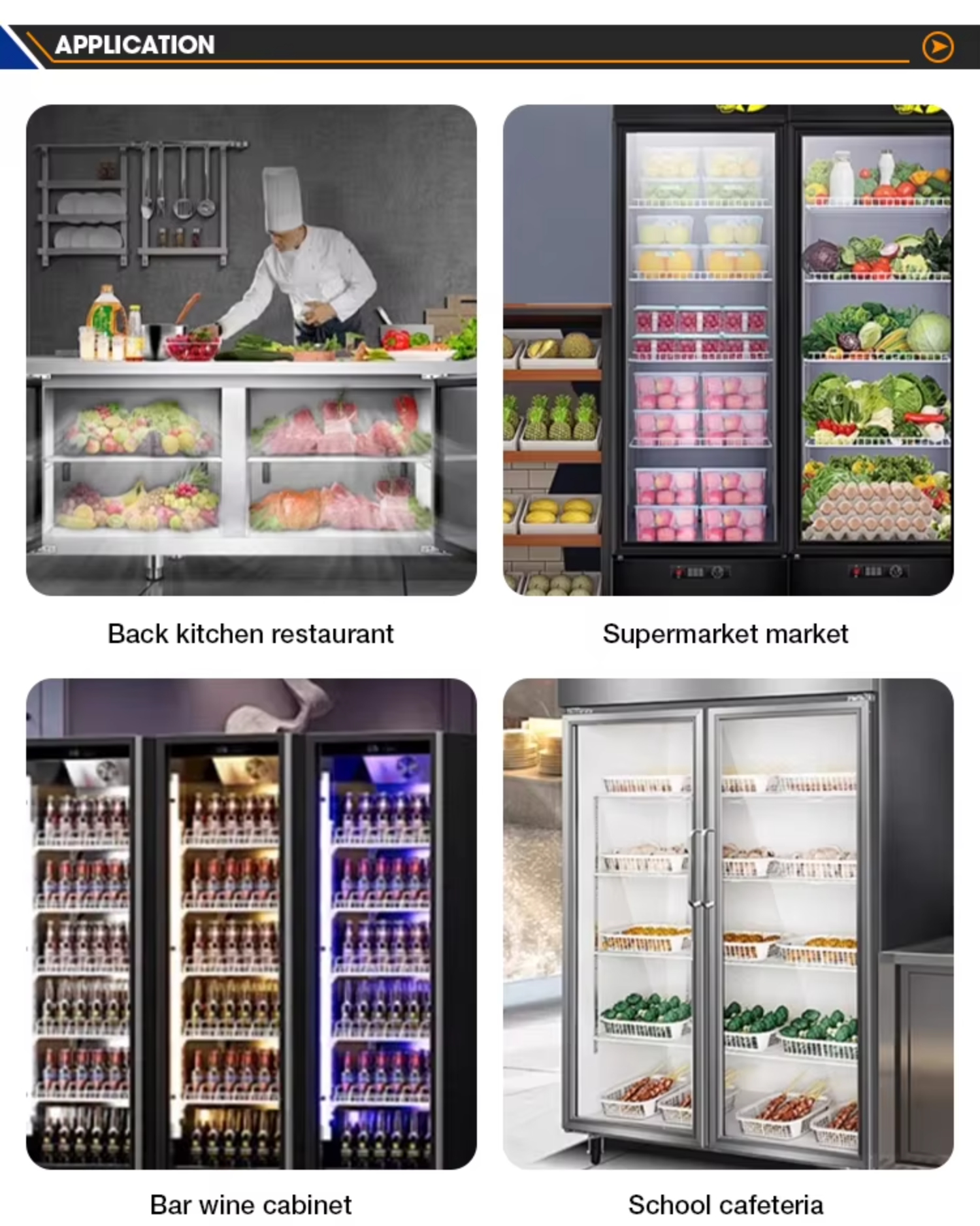 Aplicações de Prateleiras em Refrigeradores e Freezers