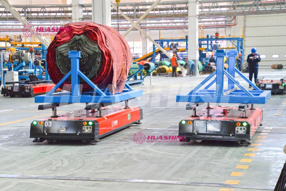 HUASHINE Design and IMPLEMENT PROJECT Logistic Inventory Automation System ASRS with Selective Pallet Storage Racking and AGV.