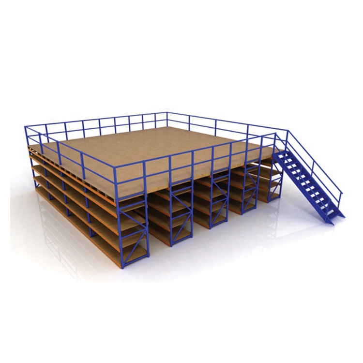 Sistema Shuttle Racking Dupla Profundidade Estrutura em Aço com Rodas
