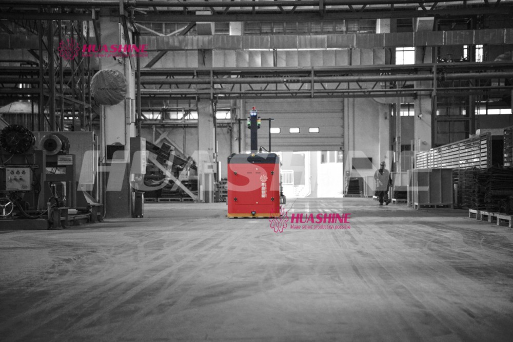 HUASHINE Design and IMPLEMENT PROJECT Logistic Inventory Automation System ASRS with Selective Pallet Storage Racking and AGV.
