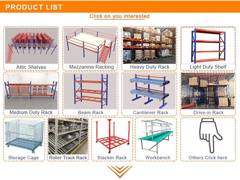 High Load Capacity Heavy Duty Steel Wire Mesh Pallet Racking Warehouse Racks