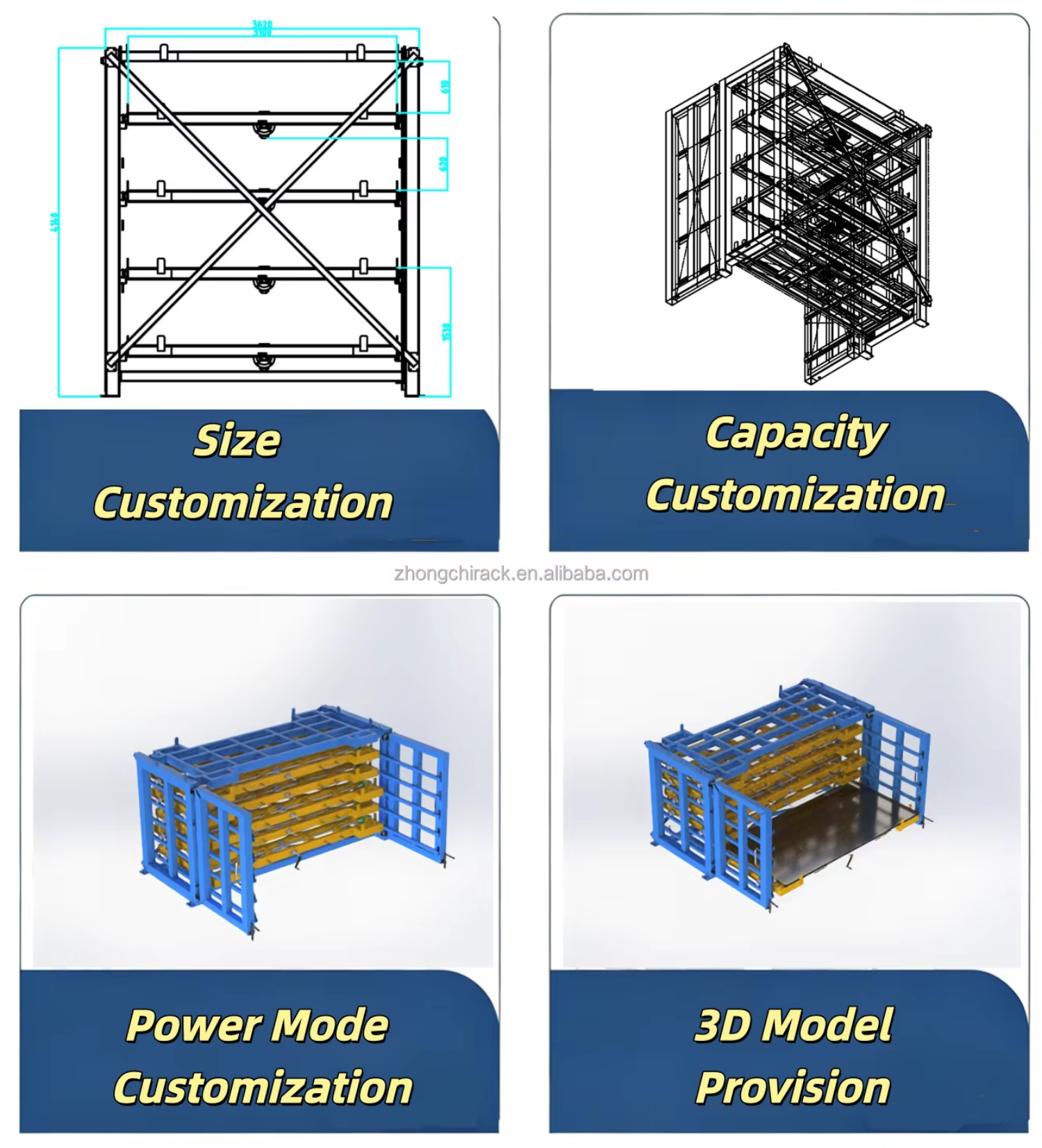 Engenharia e projetos customizados de estantes