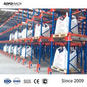 Sistema inteligente de estanteria para paletes com sistema de transporte automático, armazenagem e recuperação de alta densidade em armazéns, sistema de transporte por rádio.