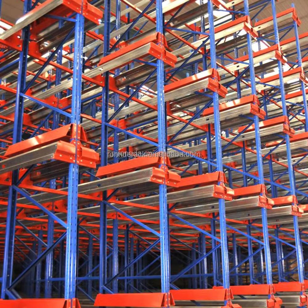 Sistema de estantes automáticas FIFO ou LIFO com sistema de transporte por rádio para armazenamento em armazéns (fabricante chinês)