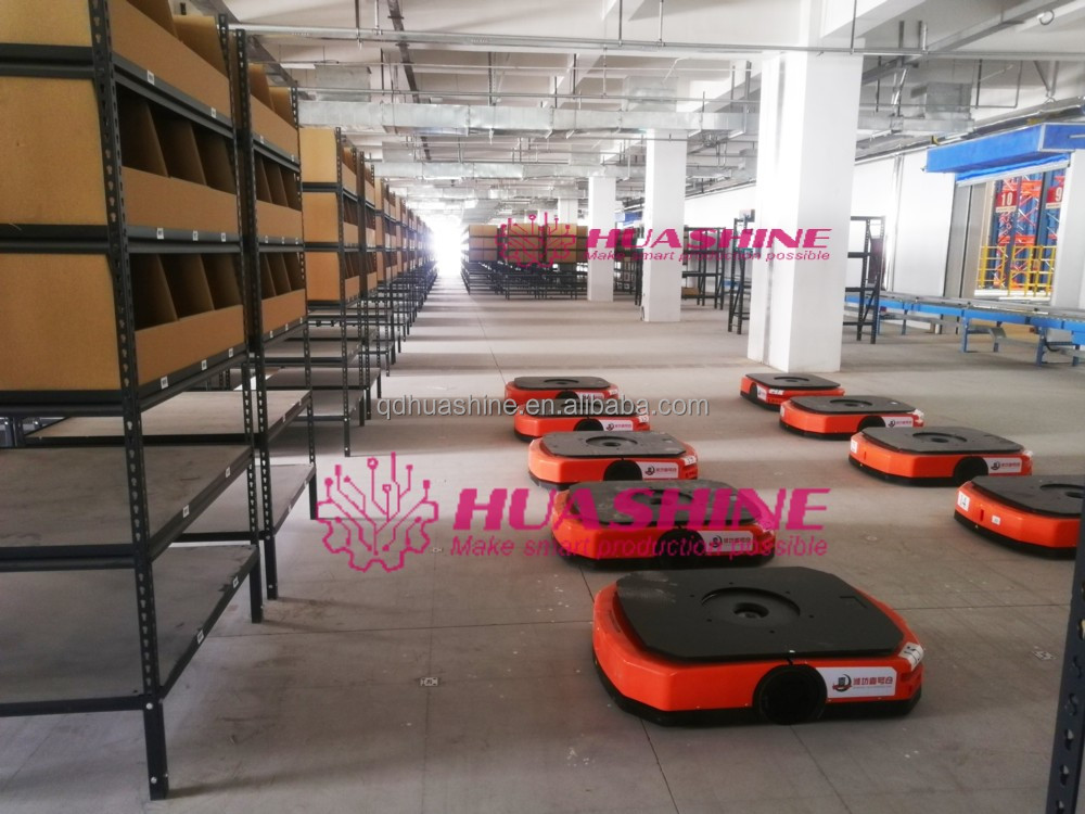 HUASHINE Design and IMPLEMENT PROJECT Logistic Inventory Automation System ASRS with Selective Pallet Storage Racking and AGV.