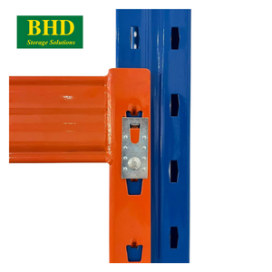 Estante porta-paletes seletiva de aço de alta capacidade e resistência, com certificação CE, personalizável e empilhável.