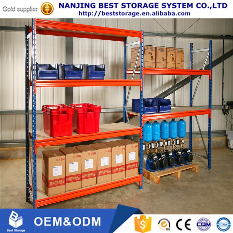 Nanjing Best Storage System Medium Duty Longspan Shelving with Shelf Divider