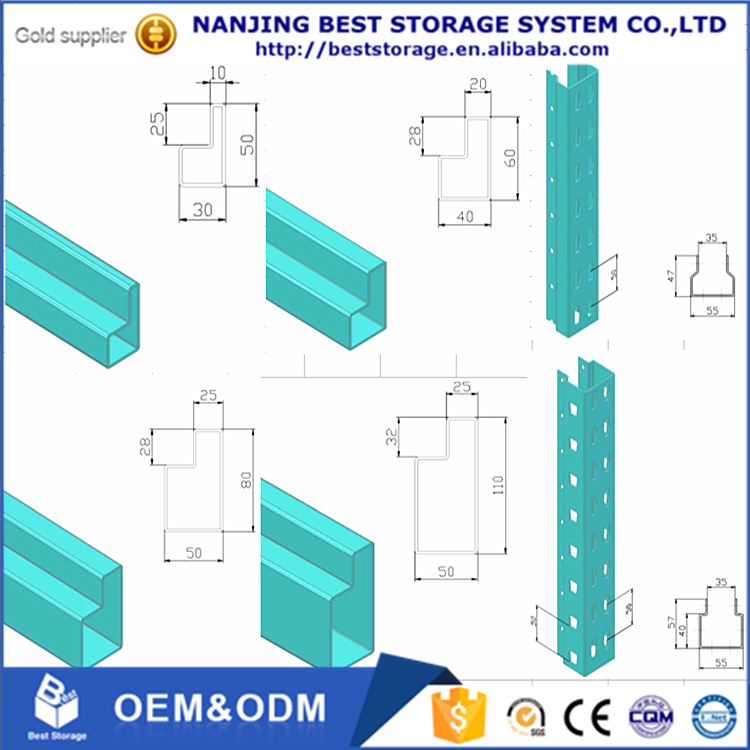 Nanjing Best Storage System Medium Duty Longspan Shelving with Shelf Divider