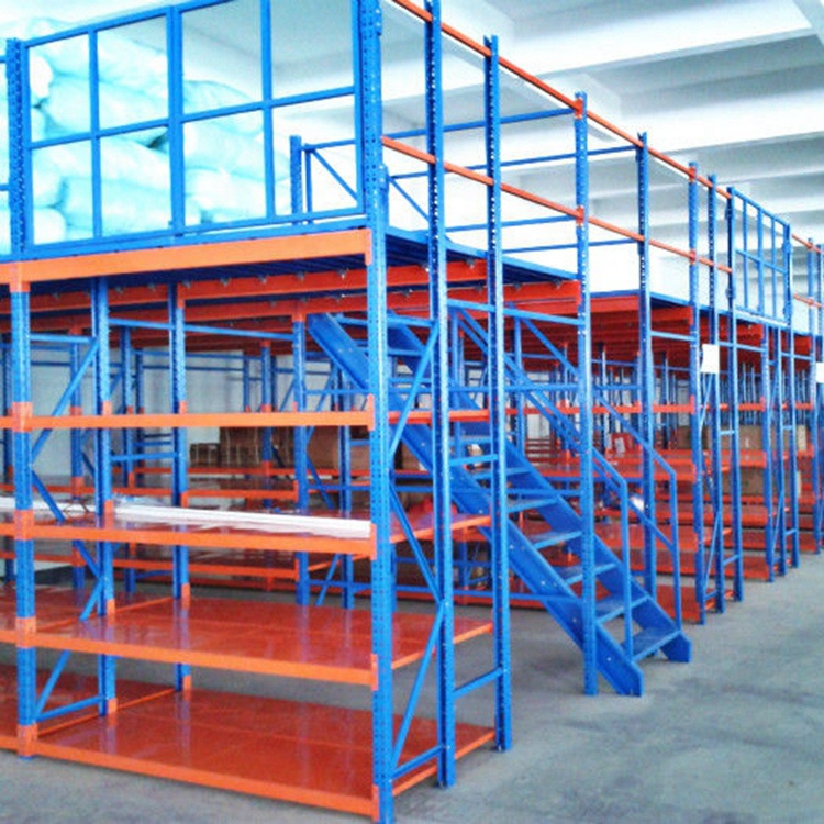 Sistema Shuttle Racking Dupla Profundidade Estrutura em Aço com Rodas