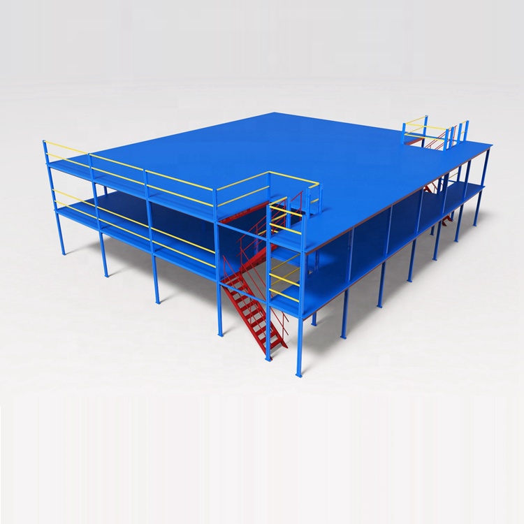 Sistema Shuttle Racking Dupla Profundidade Estrutura em Aço com Rodas