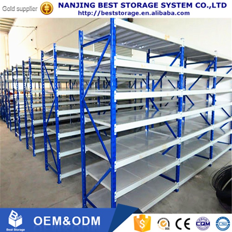 Nanjing Best Storage System Medium Duty Longspan Shelving with Shelf Divider