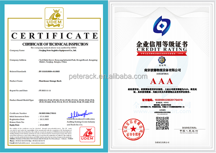 Certificado de Qualidade Industrial