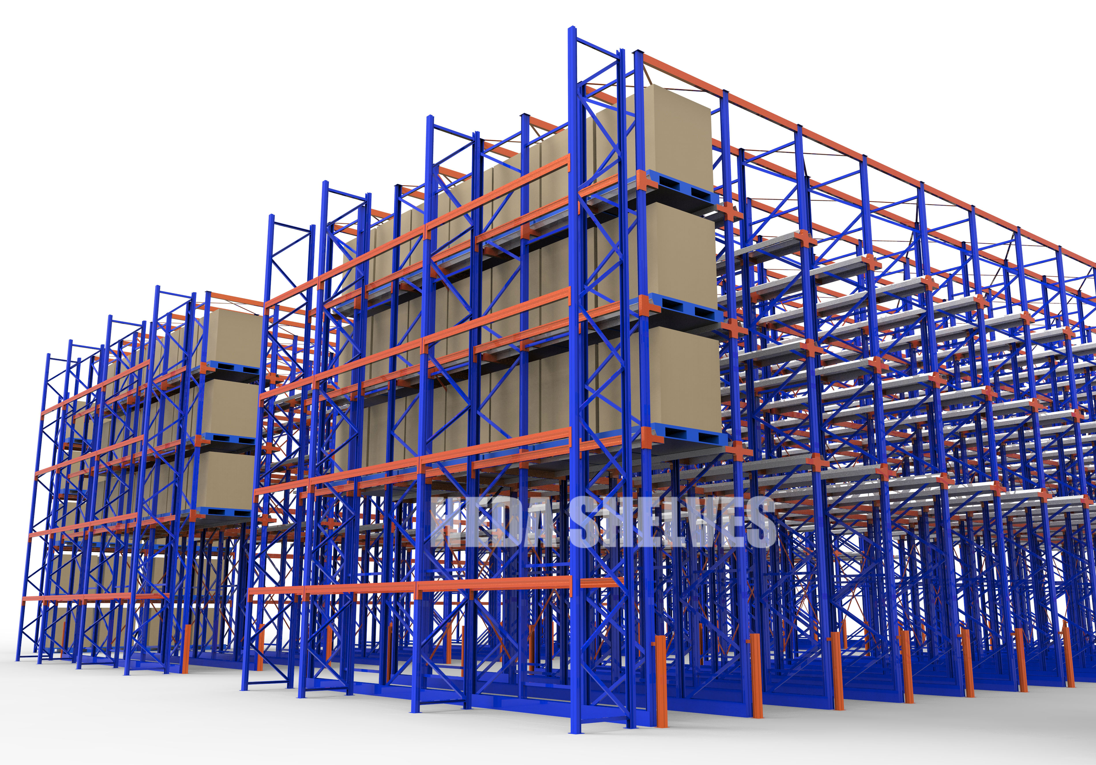 Layout de Porta-Paletes Completo