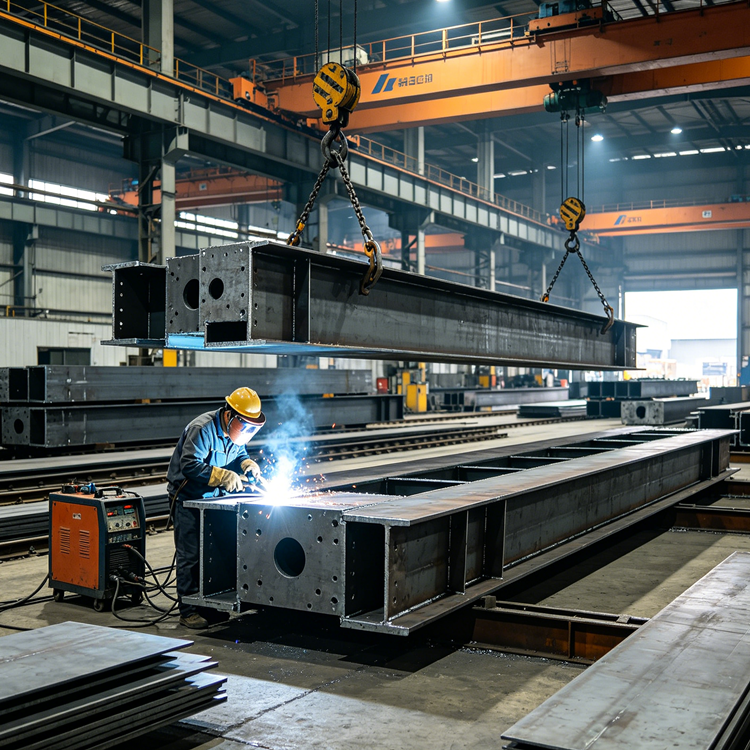 Viga de prateleira em aço galvanizado reforçado, com capacidade de carga de 1000 kg, para paletização em armazéns.