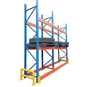 Estante porta-paletes de armazenamento de armazém com capacidade de carga de 3 toneladas, 3 camadas, para serviço pesado.