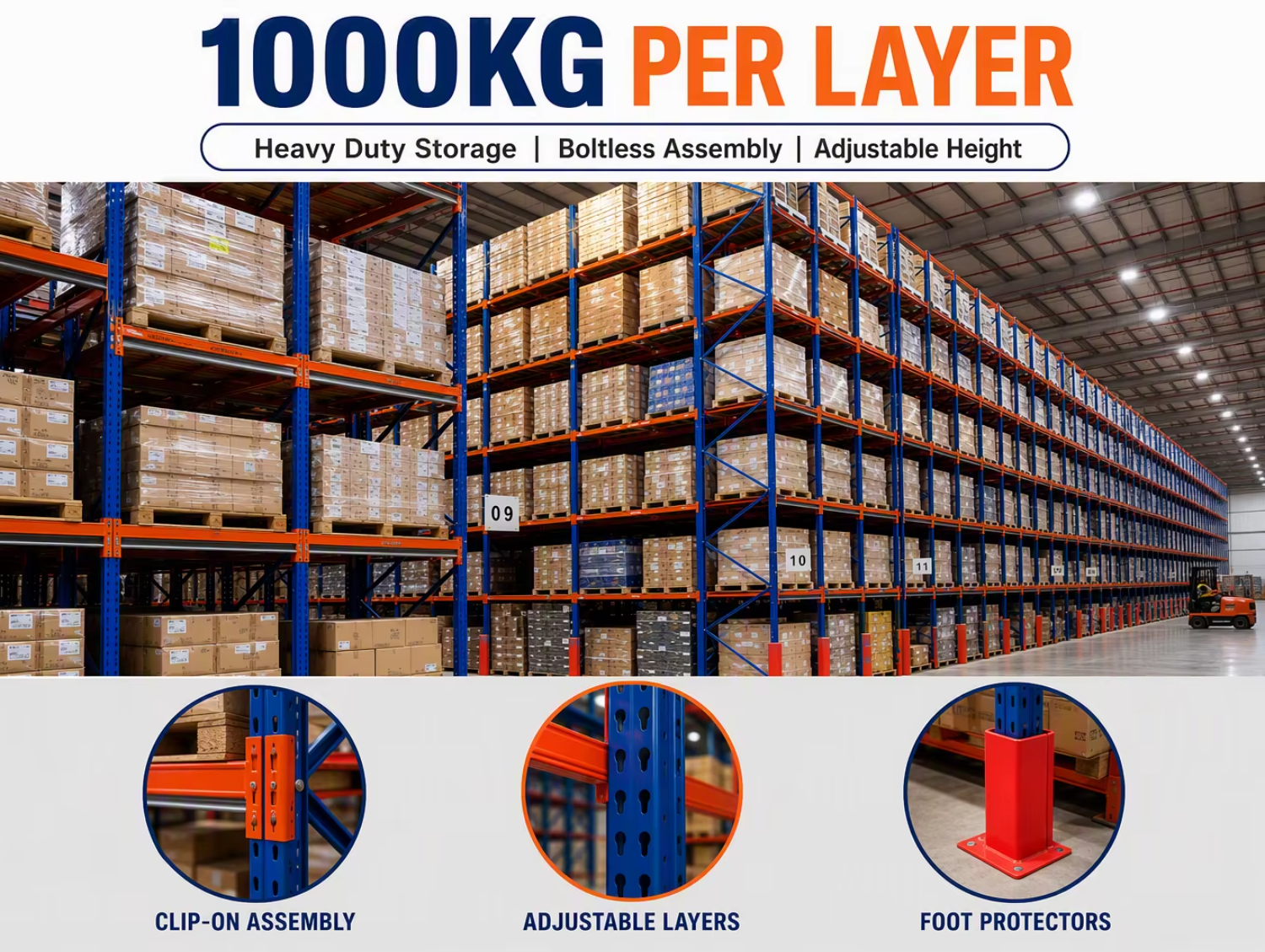 Medium-Duty Steel Warehouse Loft Platform Shelf Storage Attic Rack Pallet Racking Mezzanine Floor Racks Stacking Racks Shelves