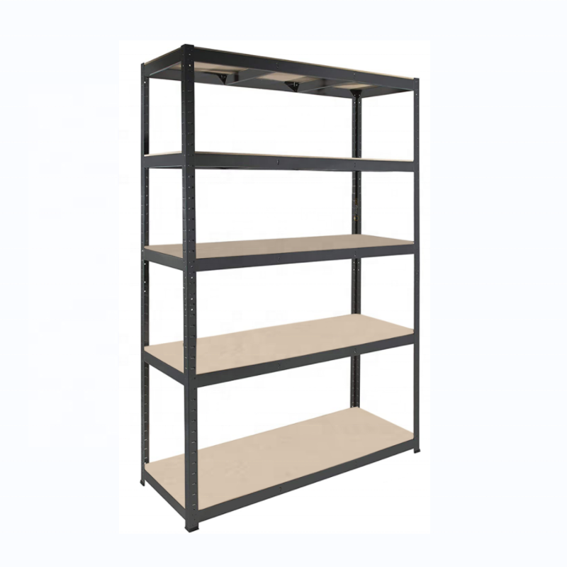 Estante de armazenamento KINDE Heavy Duty com 5 camadas em metal, estrutura em MDF e prateleira resistente.