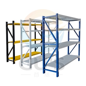 Sistema de estantes de armazenamento de paletes em aço leve de 100 kg com iluminação para organização de espaços pequenos.