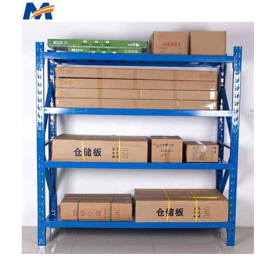 Prateleira de armazenamento leve Marking, unidade de prateleiras de arame de 4 níveis para organização doméstica e de garagem, prateleiras industriais ajustáveis.