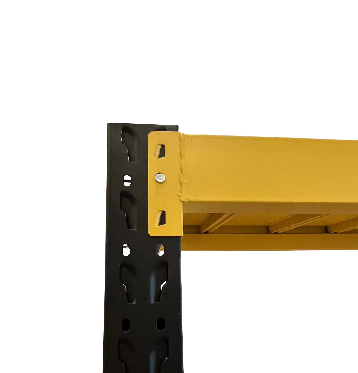 Estante metálica de alta capacidade com 2 camadas, resistente e multinível, ideal para organizar sua casa, garagem ou porão. Altura ajustável.
