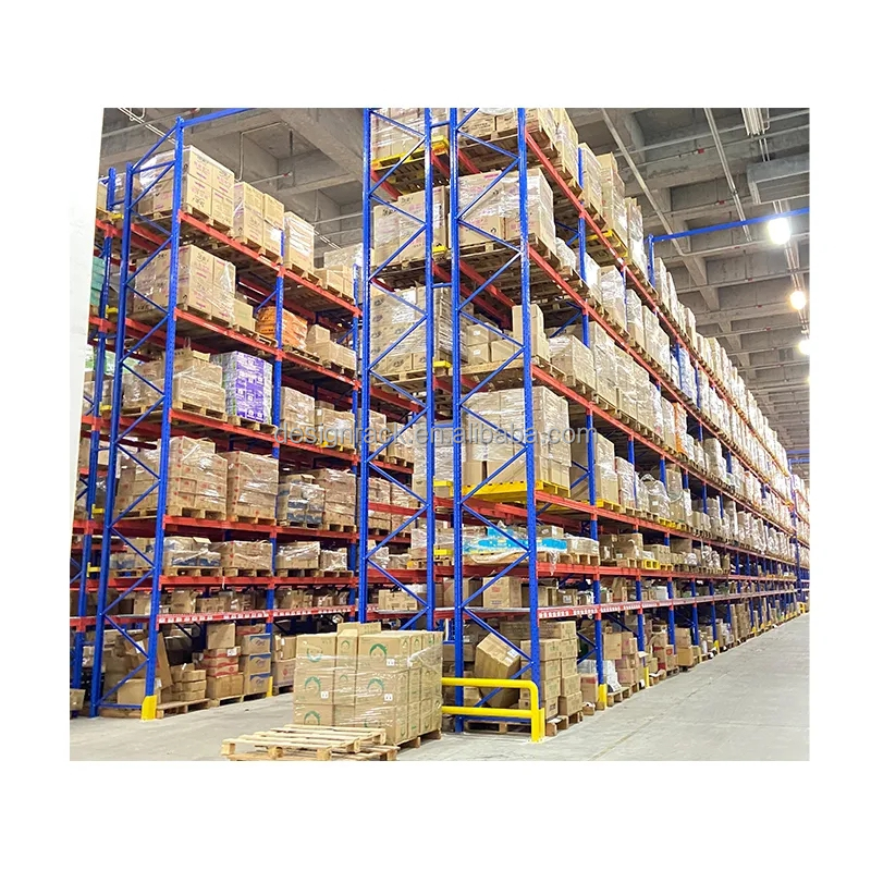 Fabricante de equipamentos de prateleiras de aço para armazenamento de armazém de alta resistência.