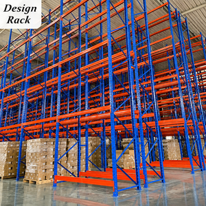 Estantes de armazenamento robustas e de grande porte certificadas, fáceis de montar, para diversas aplicações. Solução completa para paletes industriais.