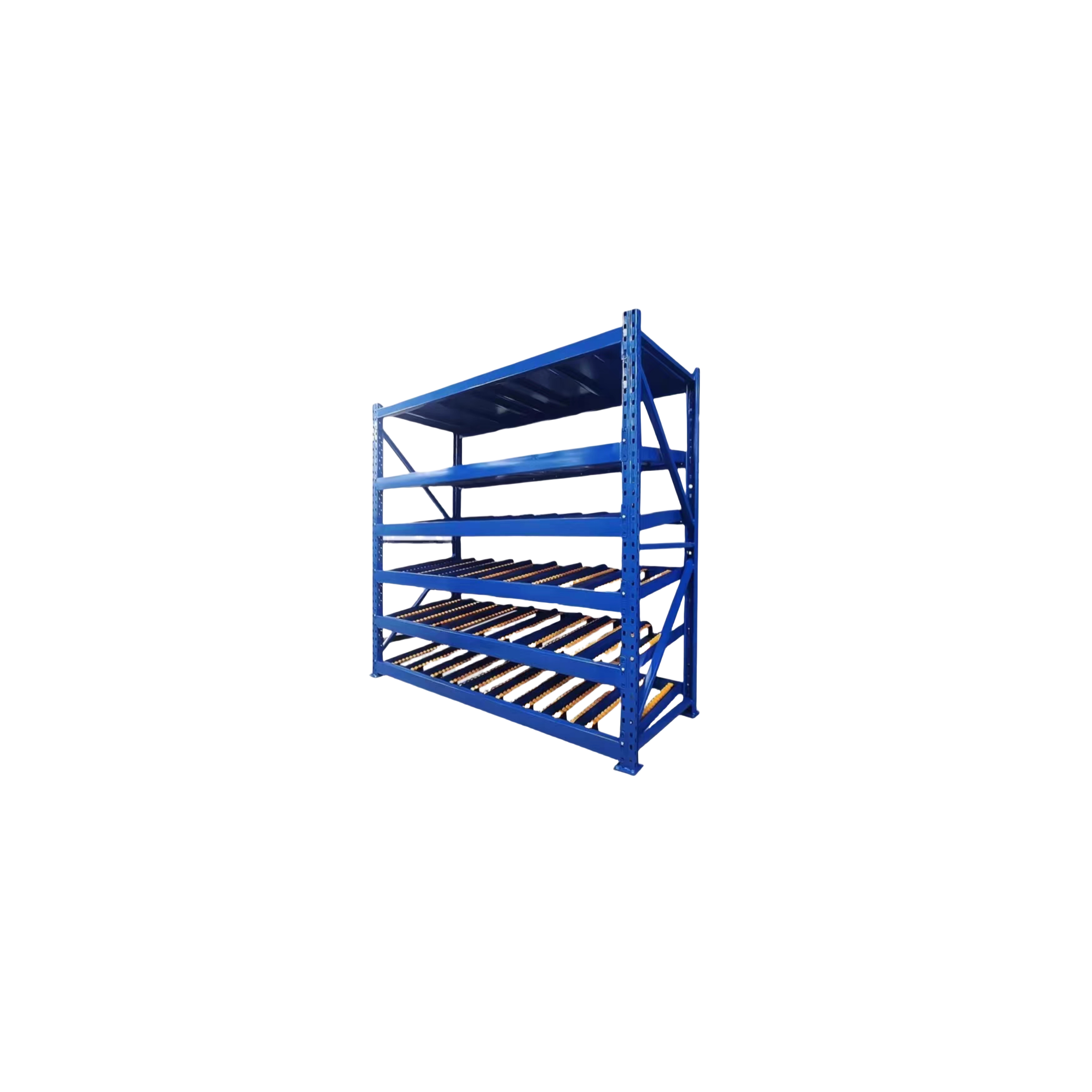 Sistema de estantes de armazenamento AOCHEN China Factory, de fácil montagem, em aço de alta resistência, dobrável e com revestimento em pó.