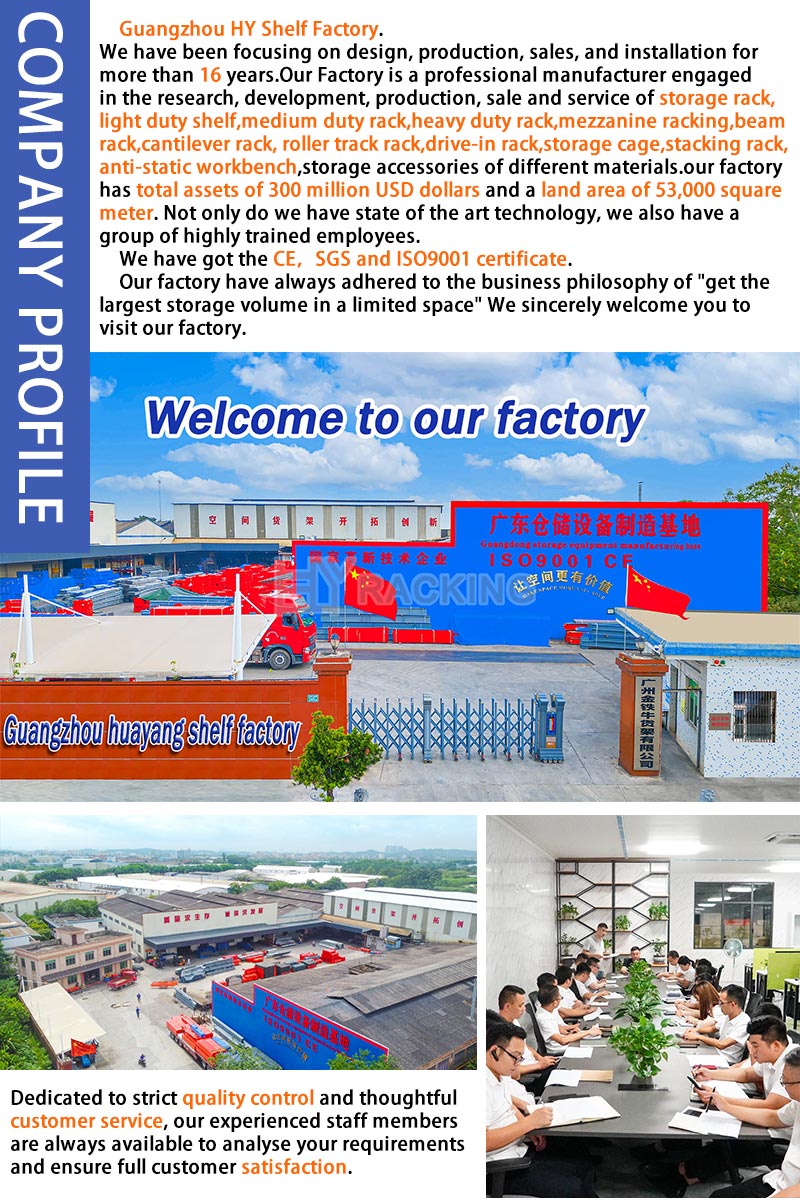 High Load Capacity Heavy Duty Steel Wire Mesh Pallet Racking Warehouse Racks