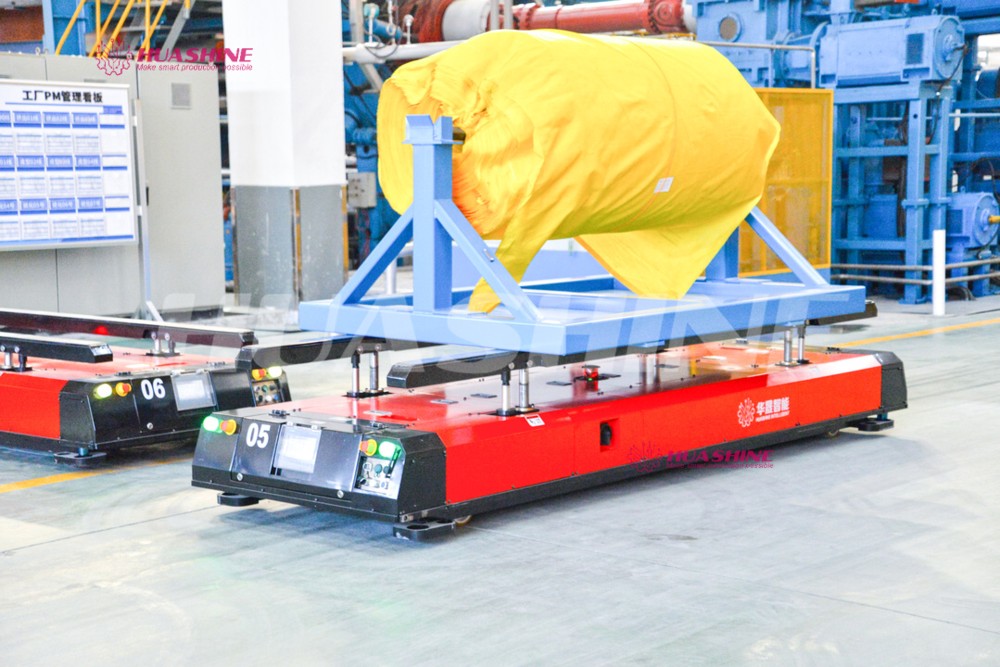HUASHINE Design and IMPLEMENT PROJECT Logistic Inventory Automation System ASRS with Selective Pallet Storage Racking and AGV.