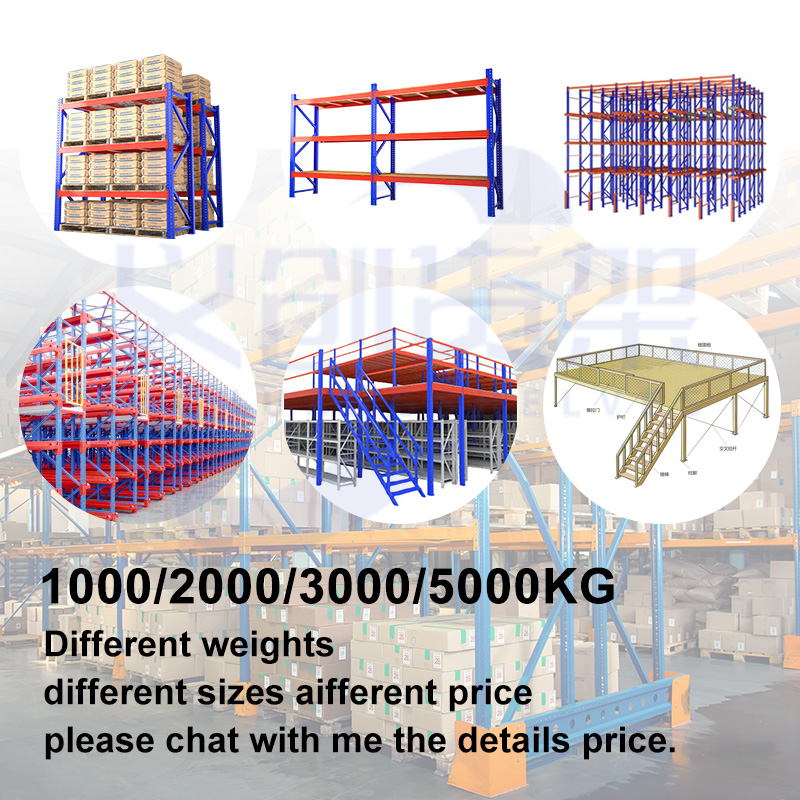 Estantes modulares ajustáveis ​​e personalizáveis ​​para armazém, sem parafusos, com capacidades de 100 kg, 200 kg, 300 kg, 400 kg e 500 kg. Estantes industriais de aço para armazenamento.