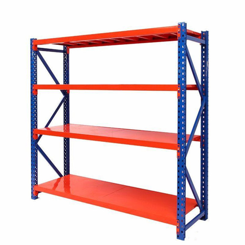 Estante de armazenamento personalizada em metal reforçado, de alta qualidade, em ferro, para armazéns e armazéns. Equipamento para armazenamento de cargas.