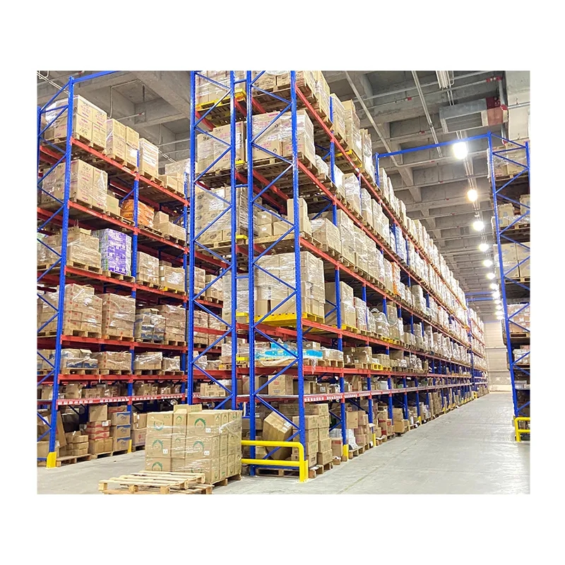 Sistema de estantes para armazém, prateleiras industriais de aço reforçado, porta-paletes para armazém à venda.