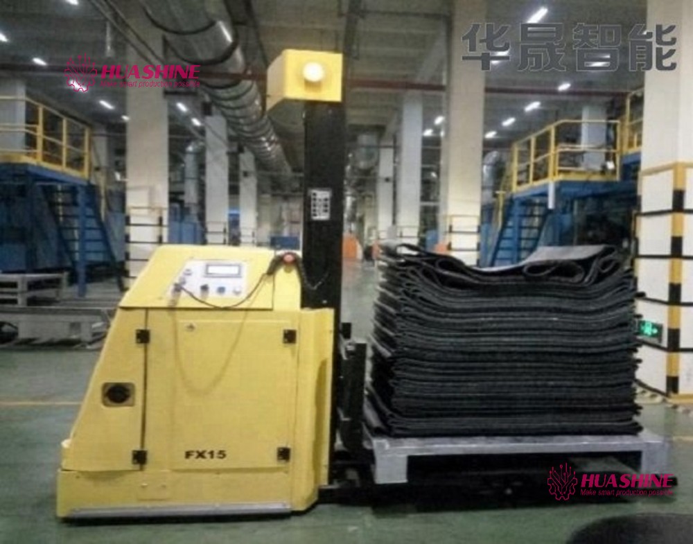HUASHINE Design and IMPLEMENT PROJECT Logistic Inventory Automation System ASRS with Selective Pallet Storage Racking and AGV.