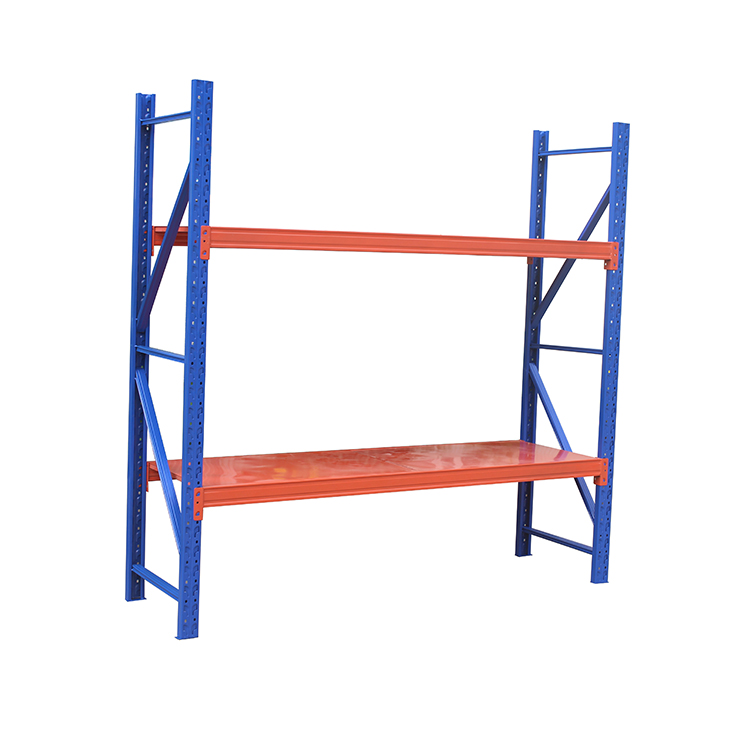Fabricantes de estantes de grande vão para supermercados, com cores personalizadas e capacidade de 200 kg, em aço.