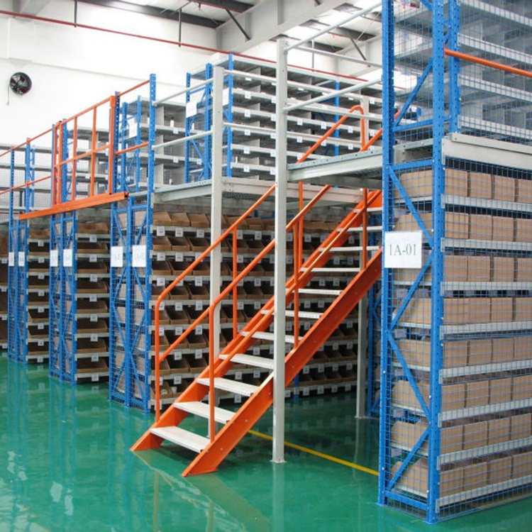 Sistema Shuttle Racking Dupla Profundidade Estrutura em Aço com Rodas