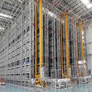 Sistema de estanteria ASRS para paletes, sistema automatizado de armazenamento e recuperação de nova energia, prateleiras industriais personalizadas, prateleira robótica inteligente para armazém.