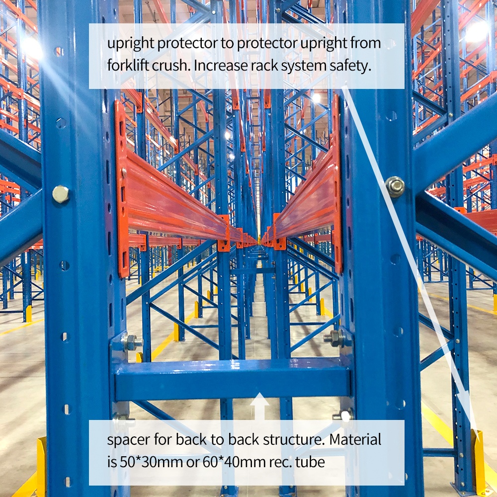 Estante de armazenamento industrial reforçada para oficina, adequada para paletes e armazenamento de itens pequenos.