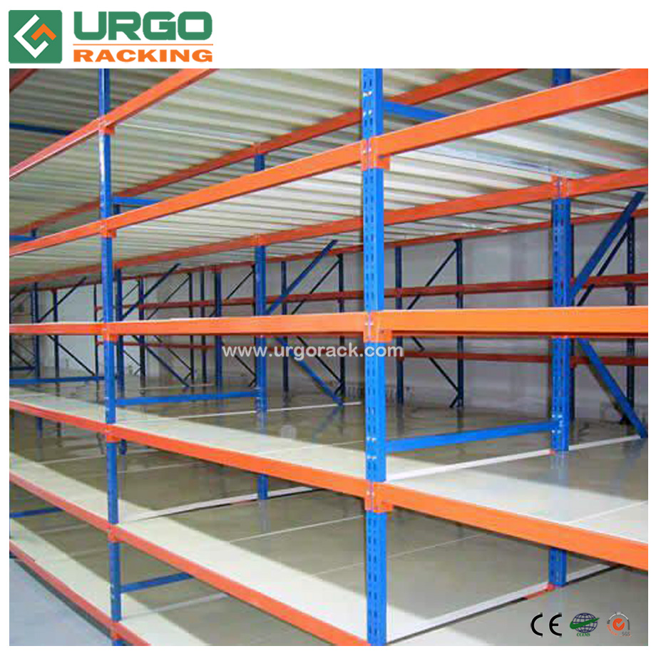 Estantes de aço de média resistência e estantes de grande vão para armazém, com revestimento em pó de 6 camadas para uso externo.