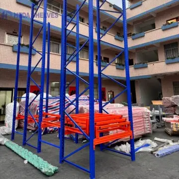 Sistema push-back com carrinhos telescópicos de acumulação