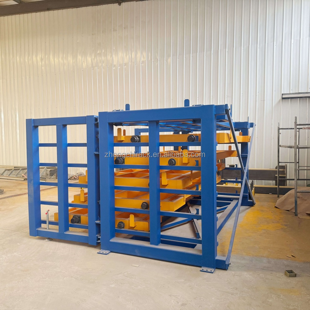 Sistema de estanteria para paletes de armazém, resistente e durável, em chapa de aço, com gavetas antiferrugem, para armazenamento industrial.
