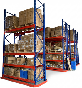Sistema de estantes para armazém em aço laminado a frio de alta resistência com revestimento epóxi, estantes industriais para armazenamento de peças de transmissão em fábricas.