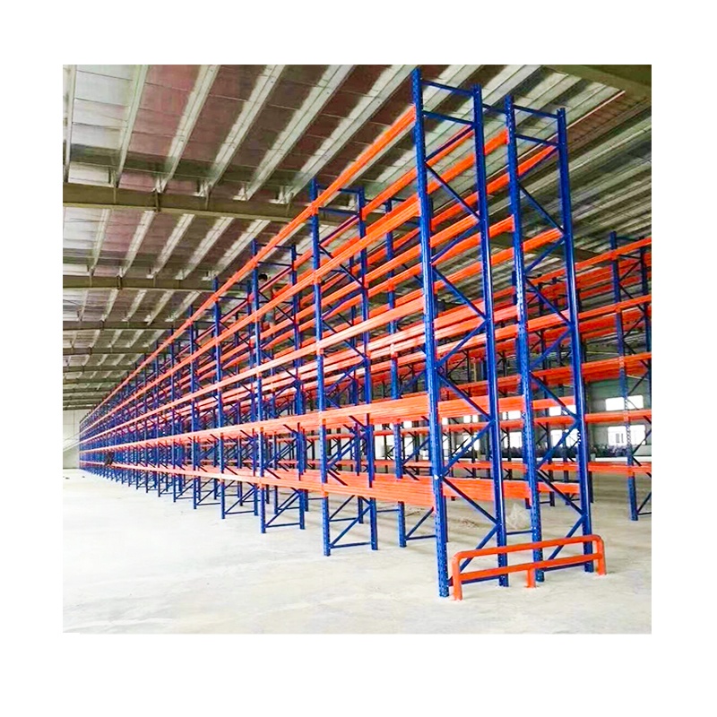 Sistema de estantes de alta resistência, fácil de montar, tipo rack premium, para uso com paletes.