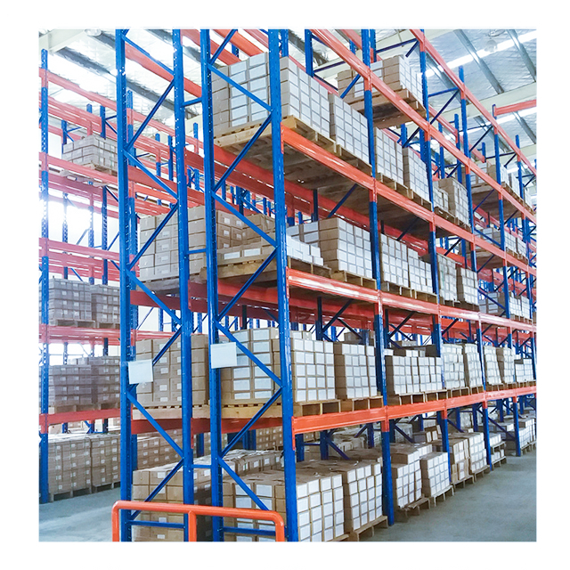 Fabricante de equipamentos de prateleiras de aço para armazenamento de armazém de alta resistência.