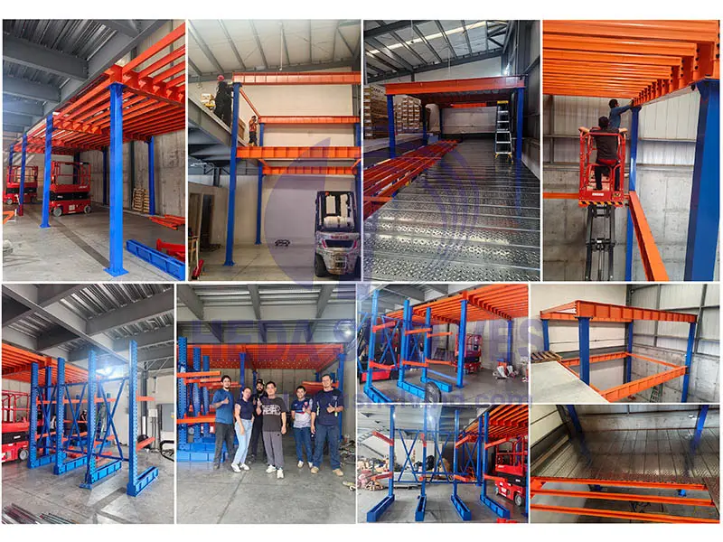 Mezanino em Viga I e Estantes Cantilever na Costa Rica