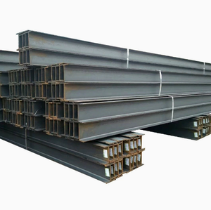 Viga H galvanizada S355JR de alta durabilidade para projeto de construção de estrutura de aço de armazém, sistema de suporte de estantes de armazenamento em parque logístico.